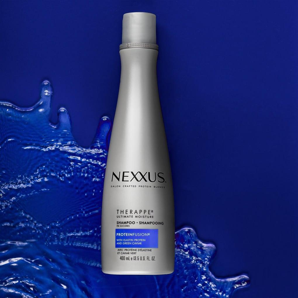 Nexxus Keraphix Shampoo With ProteinFusion for Damaged Hair Keratin  Protein, Black Rice, Silicone-Free 33.8 oz