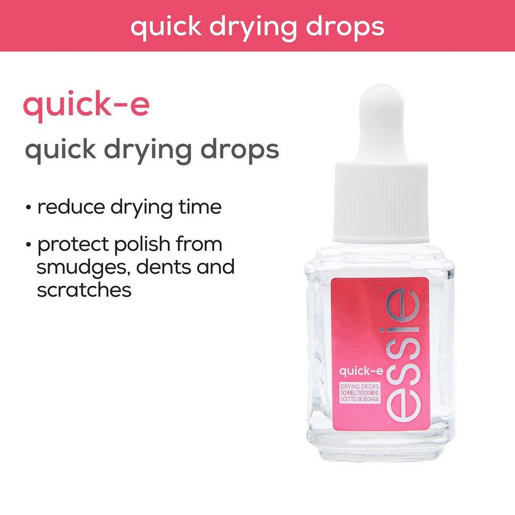 Quick-E Drying Drops - Fast-Drying Nail Beauty Polish Finisher Ulta - Essie 