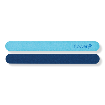 Flowery Moody Blue Nail File