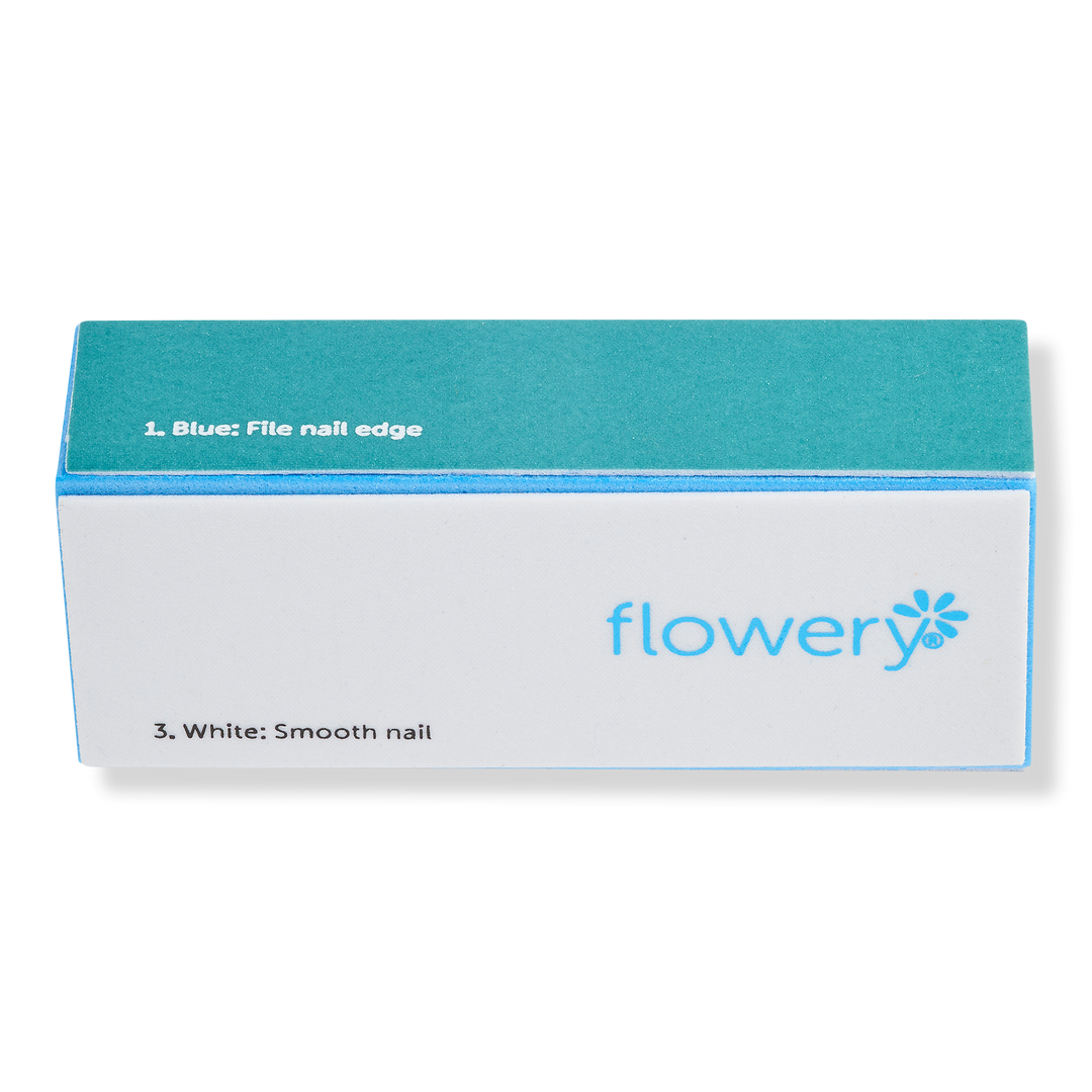 Flowery Blue Max 4-Way Buffing Block #1