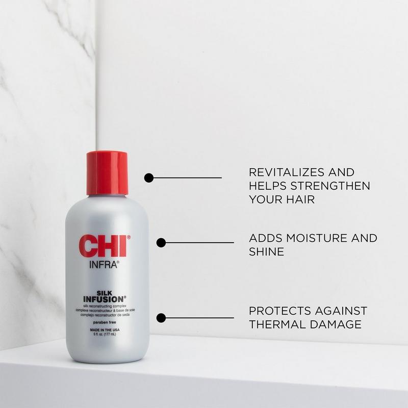 美容液 CHi CHI Silk Infusion 12 oz - Hair Shine & Thermal Protectant