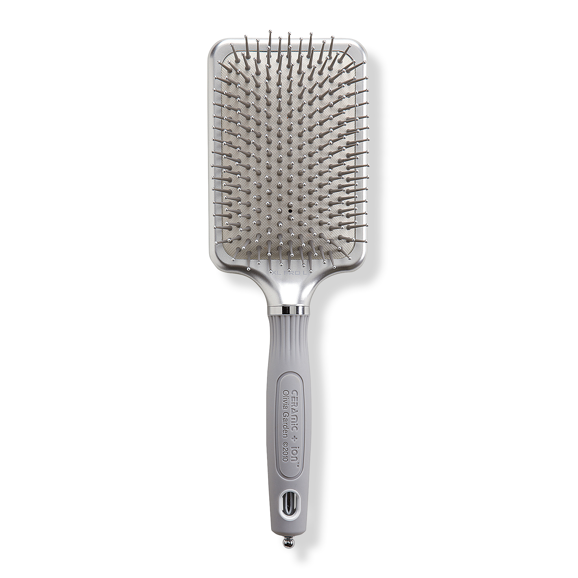 Olivia Garden Ceramic + Ion Anti-Static Cushioned Rectangular Paddle Brush #1