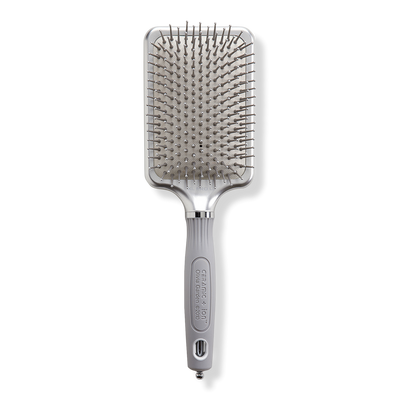 Olivia Garden Ceramic + Ion Anti-Static Cushioned Rectangular Paddle Brush