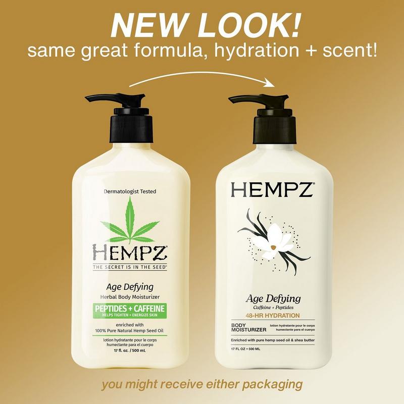 Hempz - 17.0 oz Age Defying Body Moisturizer with Caffeine +