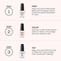 OPI Nail Lacquer Nail Polish, Blacks/Whites/Grays #6