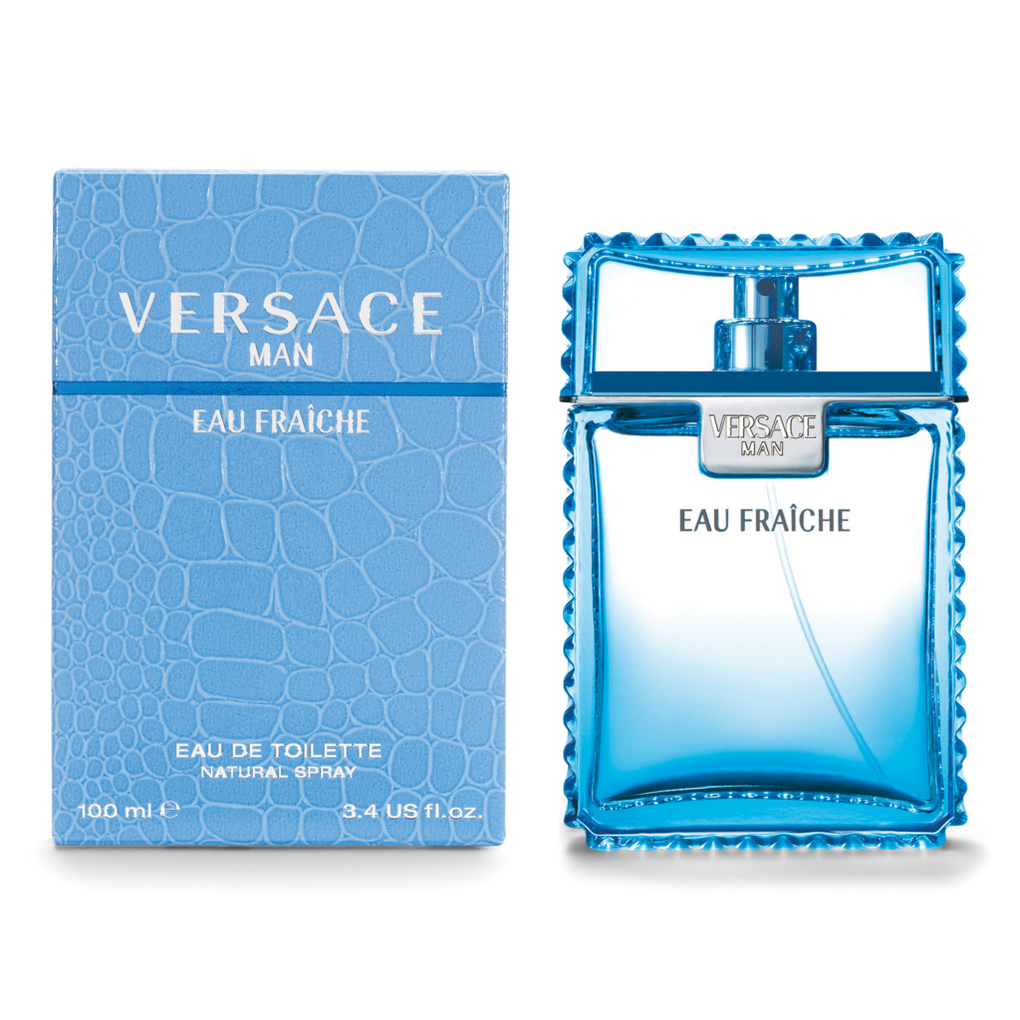  Versace Eau Fraiche for Men 3 Piece Set (3.4 Oz Eau De