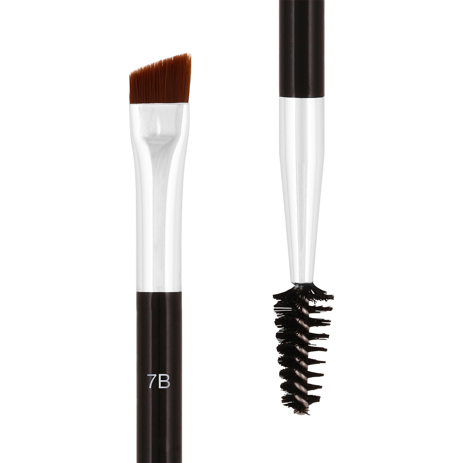 Dual-Ended Angled Powder Eyebrow Brush 7B