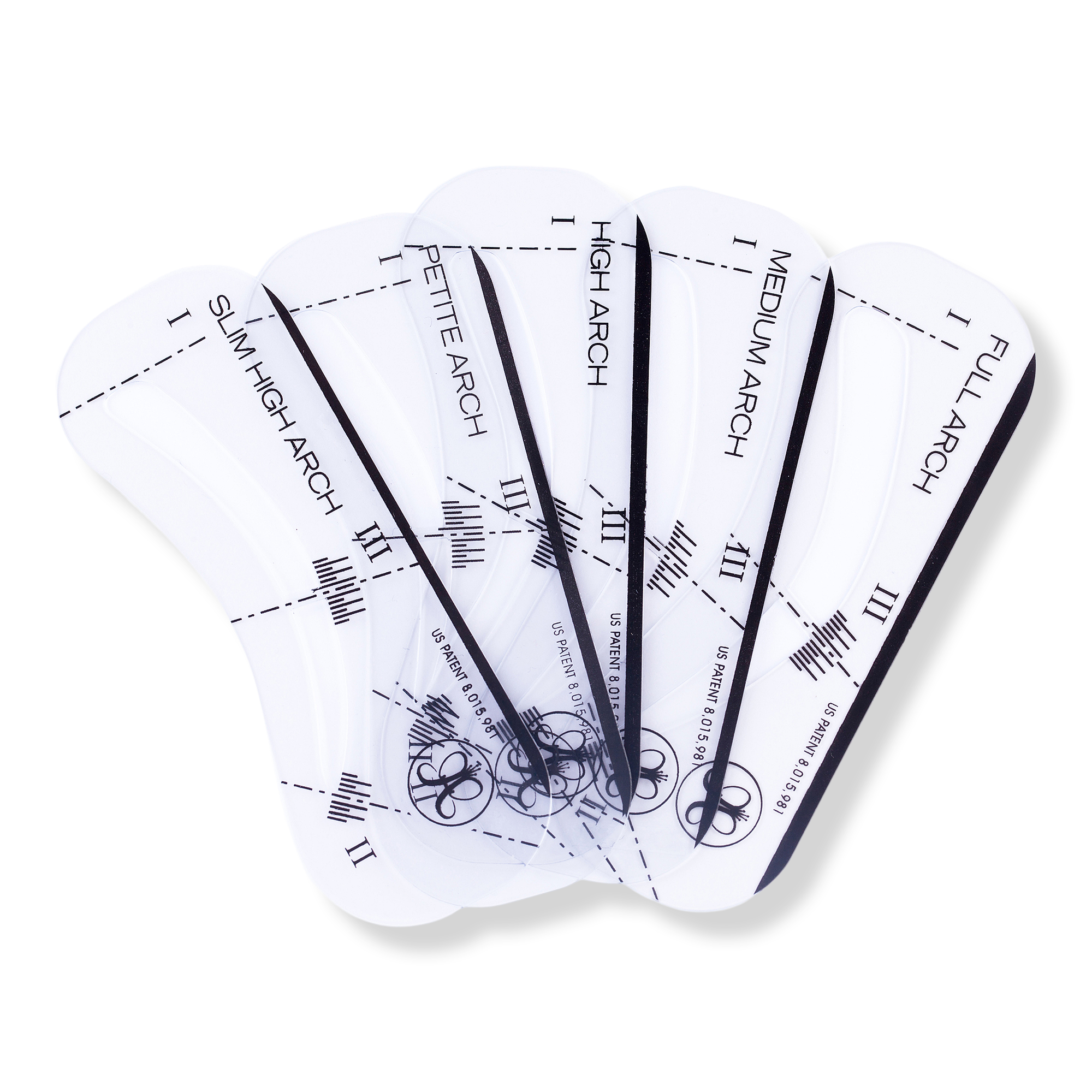 Anastasia Beverly Hills Patented Eyebrow Shaping Stencil Set #1