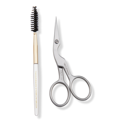 Tweezerman Eyebrow Shaping Scissors and Brush