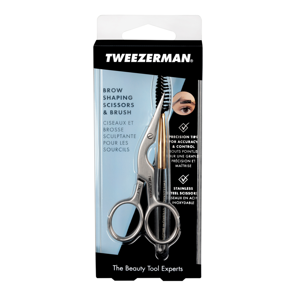 Tweezerman | Beauty - and Ulta Shaping Brush Eyebrow Scissors