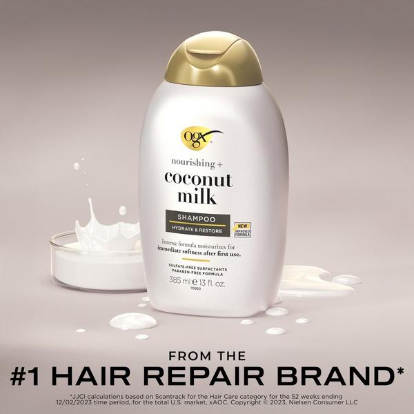 OGX Nourishing + Coconut Milk Shampoo #8