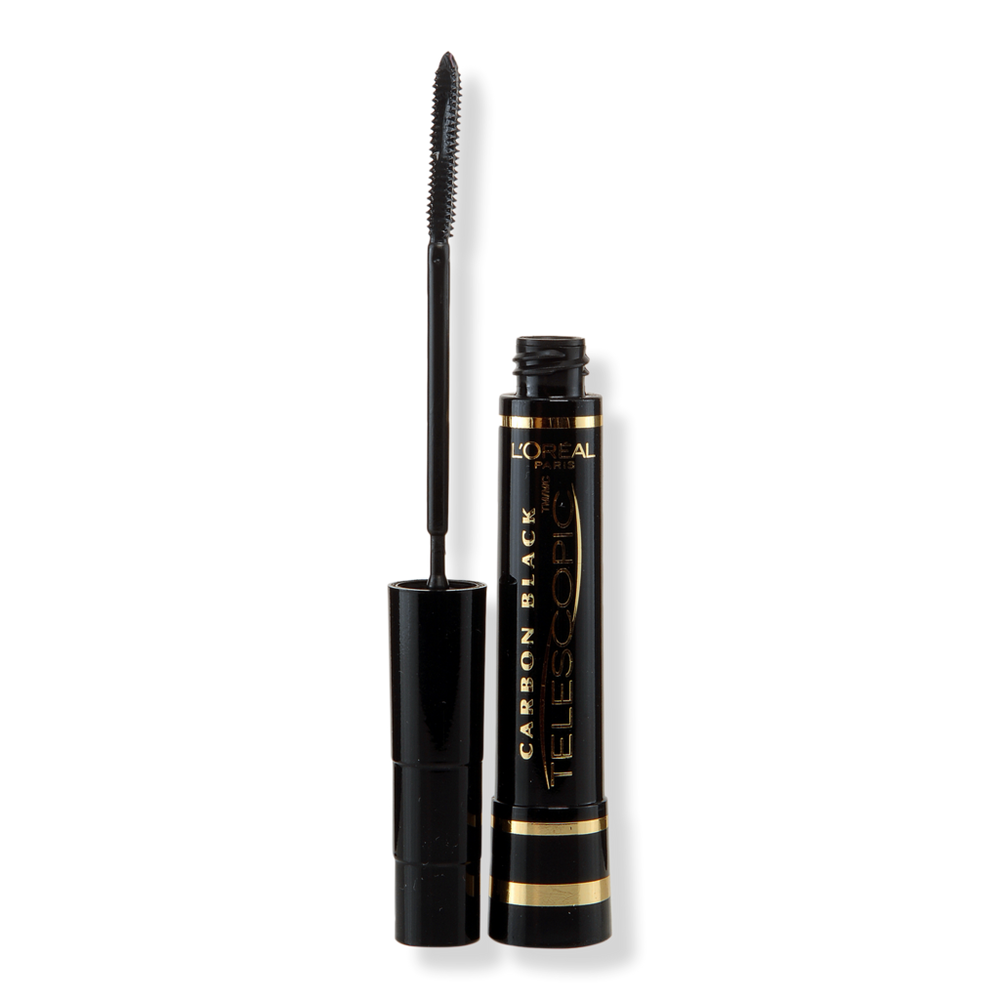 L'oreal Telescopic Carbon Black Mascara - Carbon Black In Black