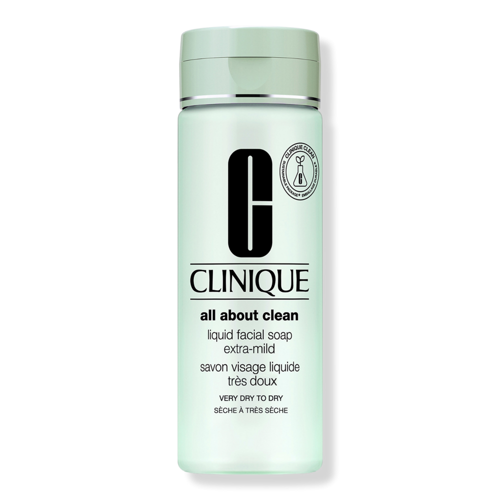 Clinique All About Clean Liquid Facial Soap Cleanser - Extra Mild - 6.7 oz