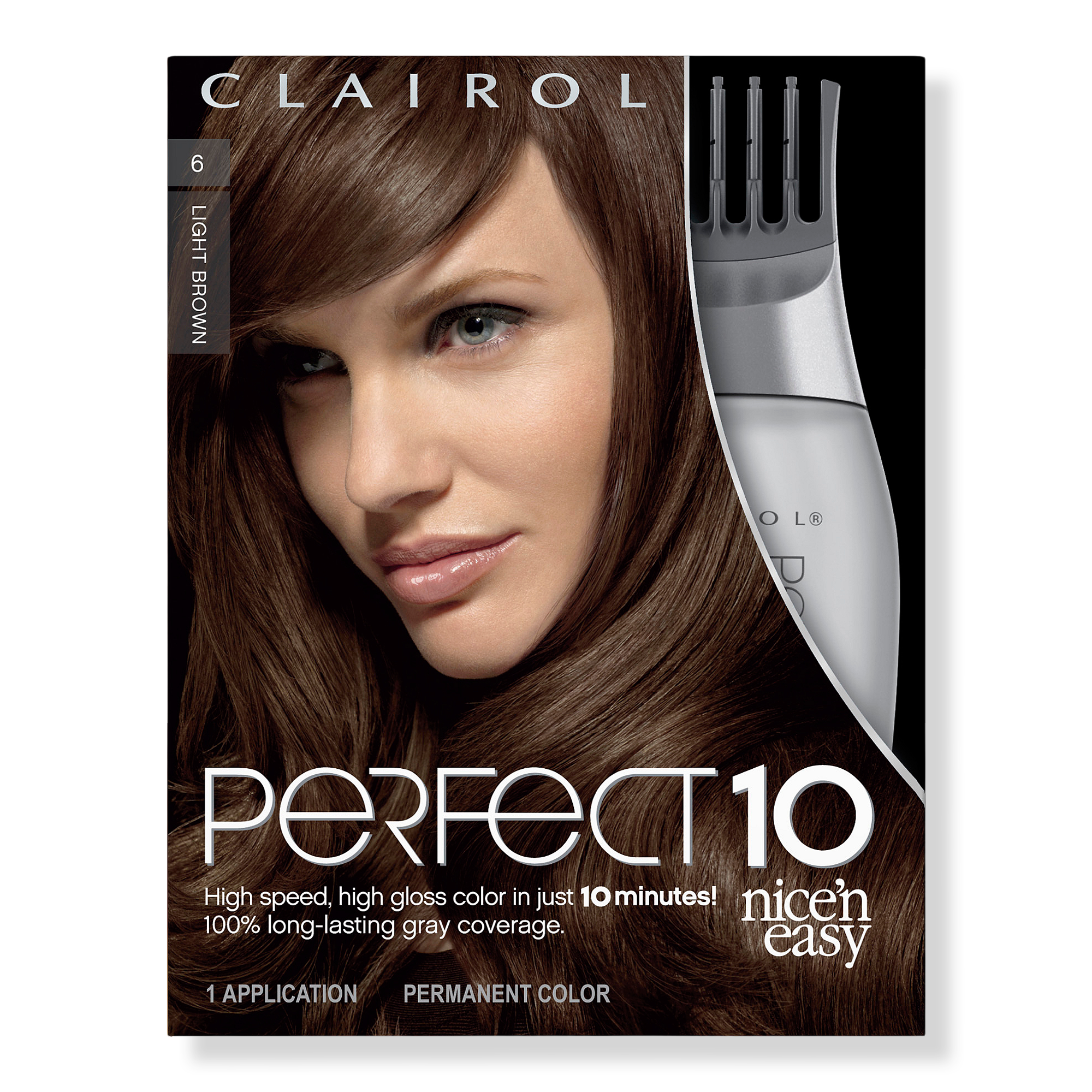 Clairol Perfect 10 Nice 'n Easy Hair Color #1