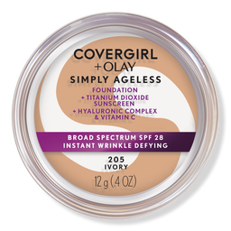 CoverGirl Olay Simply Ageless Instant Wrinkle-Defying Foundation with SPF 28 - Ivory 205
