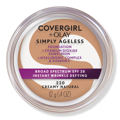 CoverGirl - Creamy Natural 220 Olay Simply Ageless Instant