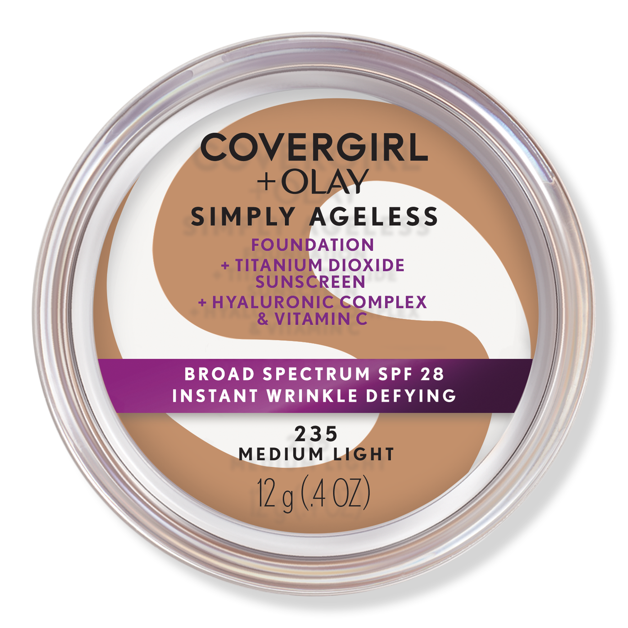 CoverGirl Olay Simply Ageless Instant Wrinkle-Defying Foundation with SPF 28 #1