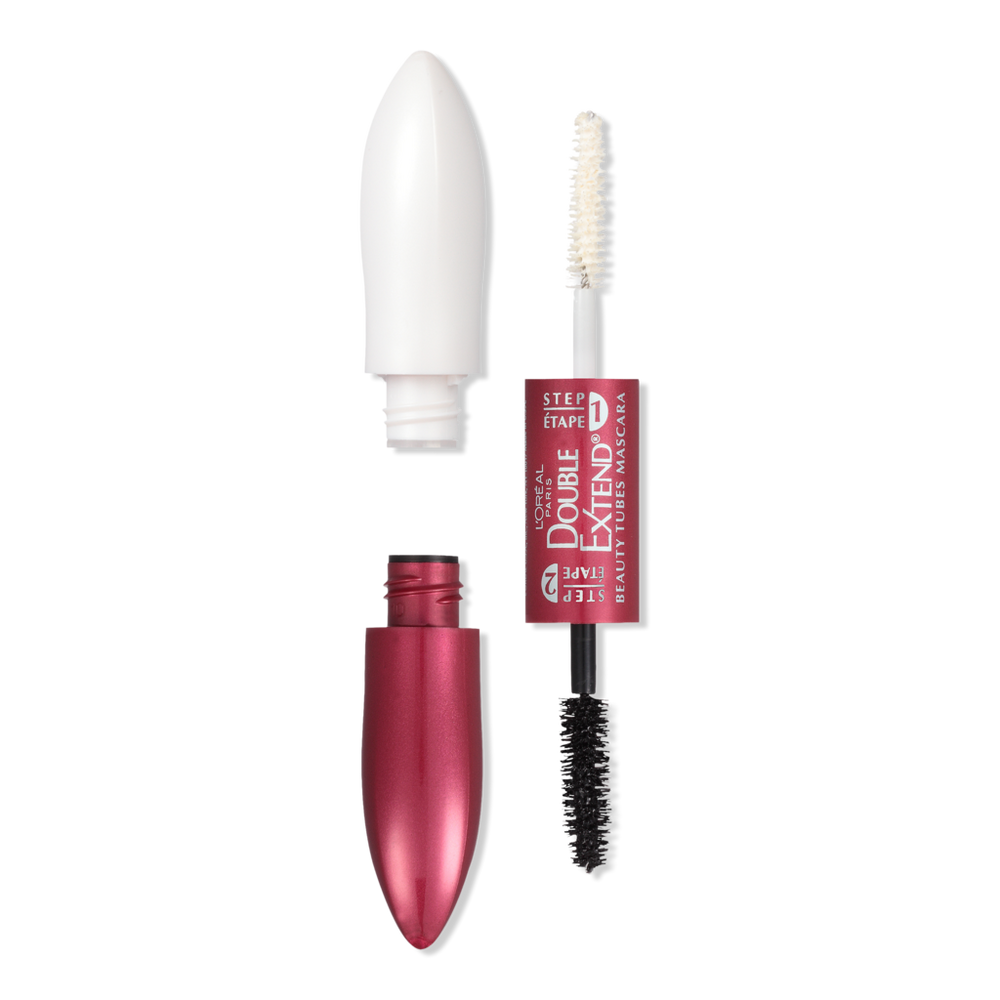L'oreal Double Extend Beauty Tubes Lengthening Mascara - Blackest Black