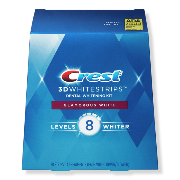 Crest 3D White Whitestrips Dental Whitening Kit, 1 Hr Express