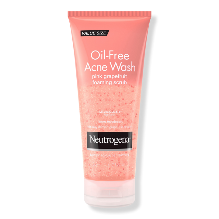 Neutrogena Pink Grapefruit Oil-Free Acne Wash Foaming Scrub #1