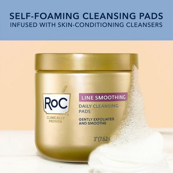 RoC Cleansing Pads, Hypoallergenic Exfoliating Makeup Remover Pads #4