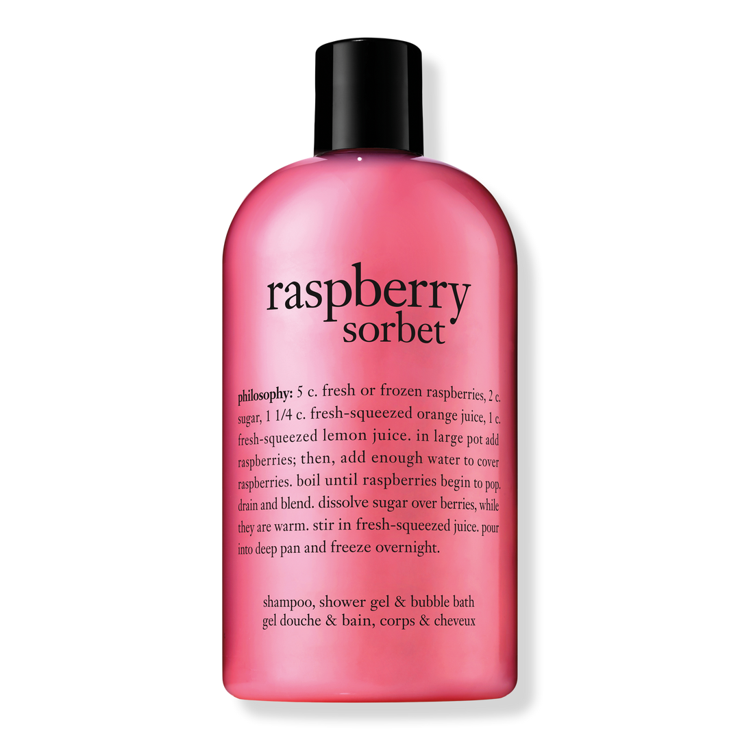 Raspberry Sorbet 3in1 Shampoo, Shower Gel, and Bubble Bath