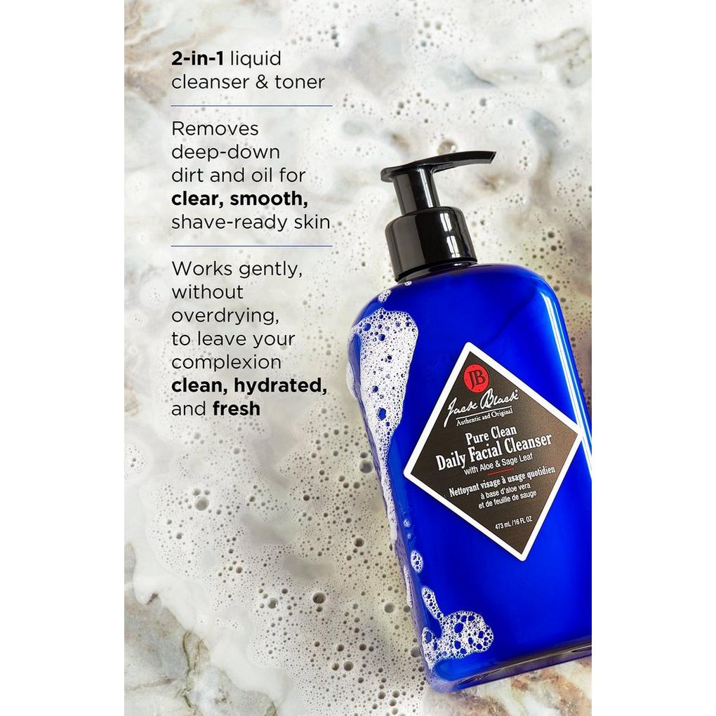 6.0 oz Pure Clean Daily Facial Cleanser - Jack Black