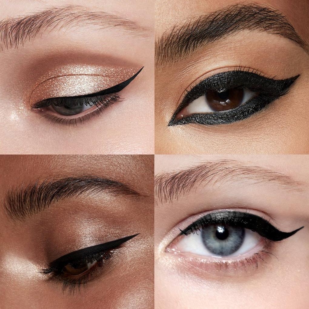 GRAPHIC LINER FOR HOODED EYES  2 ways!! with eyeshadow & water activated  liner! 