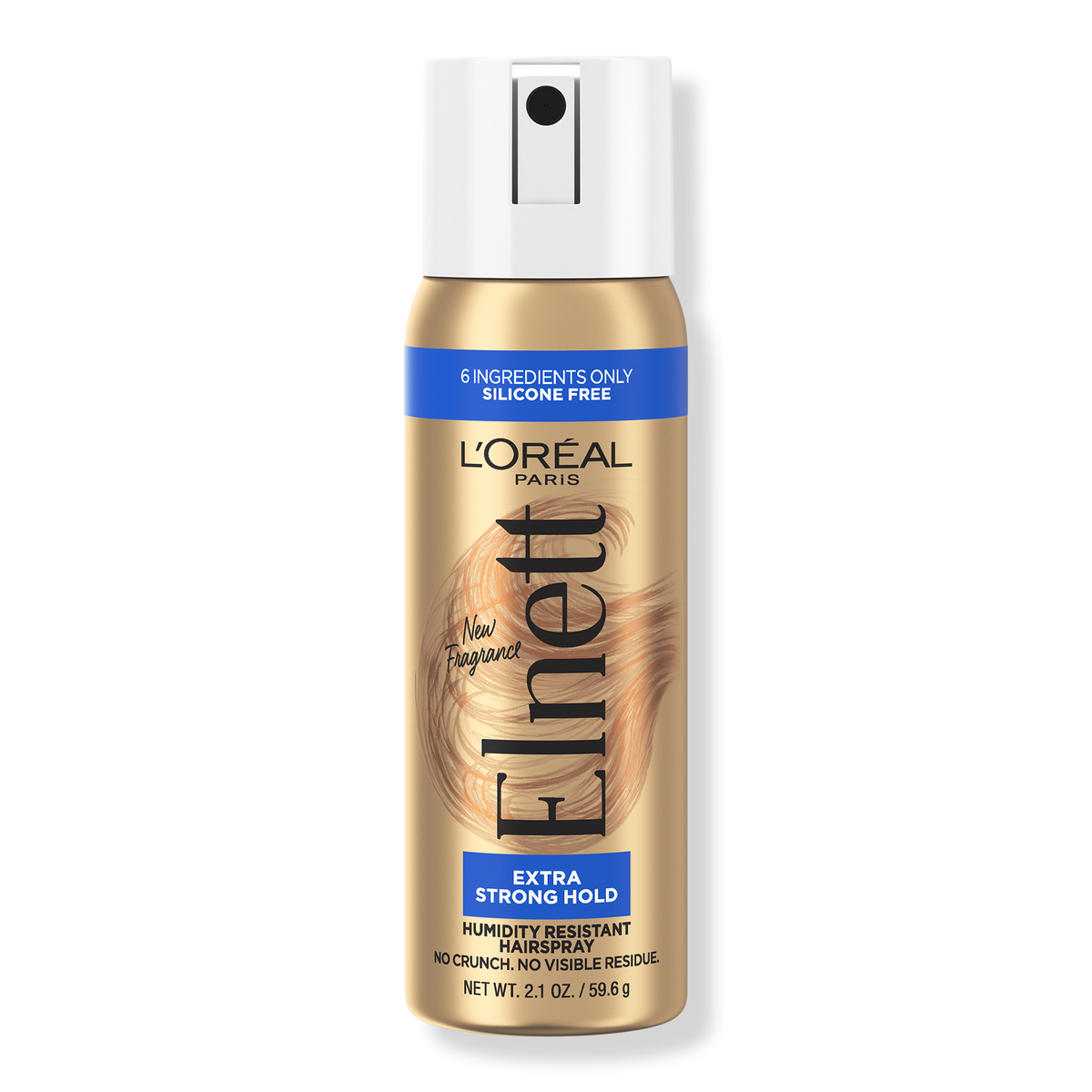 L oreal Paris Elnett Satin Extra Strong Hold Hairspray Travel Size 2.2 oz