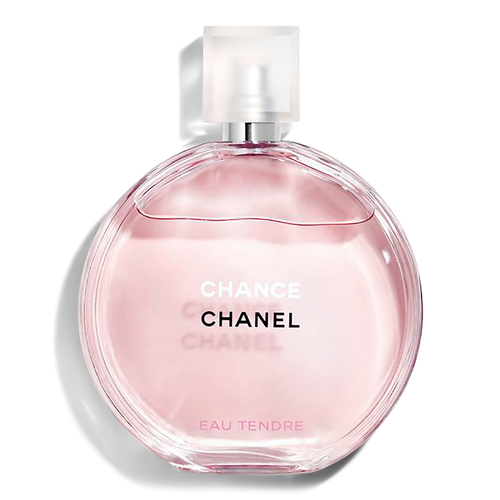 Discover CHANEL CHANCE EAU TENDRE Eau de Toilette, a fruity-floral  fragrance with notes of jasmine and white musk, plus a grapefruit-quince…