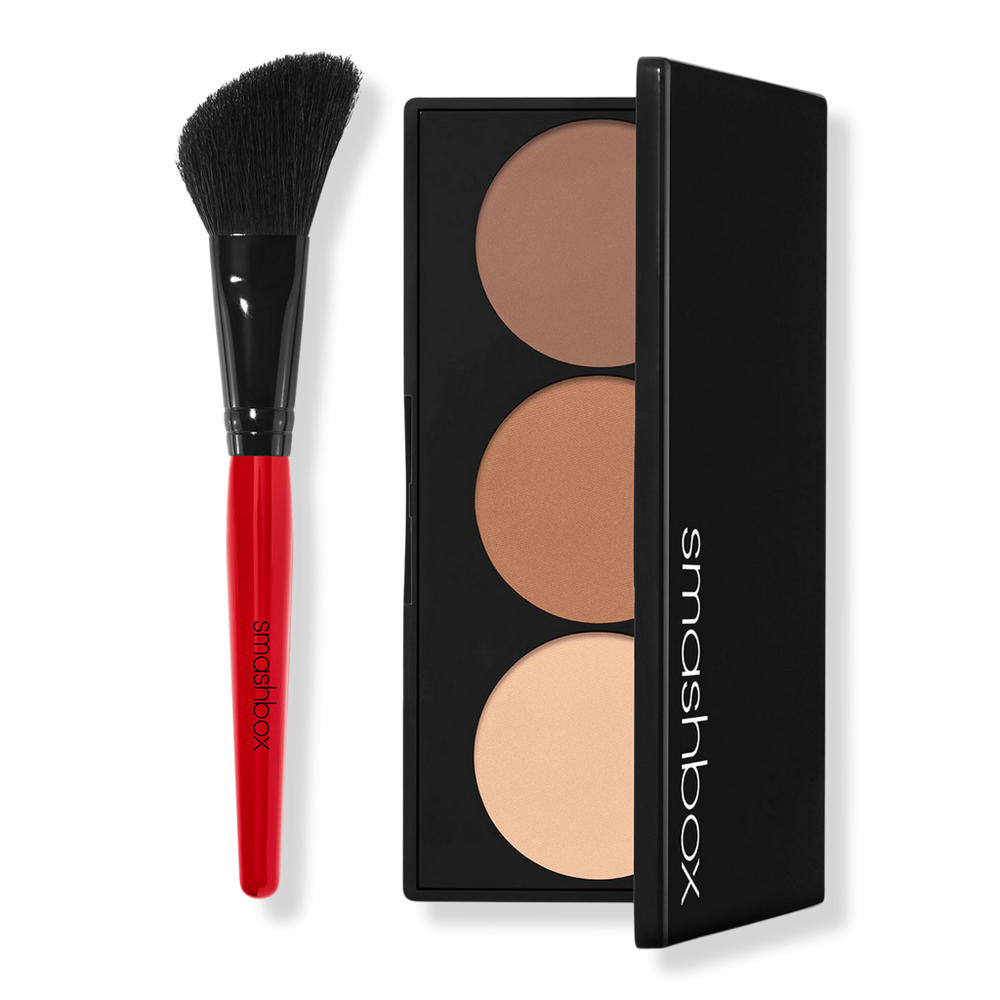 Smashbox Step-by-step Contour Highlighter & Bronzer Face Palette Kit - Light/medium