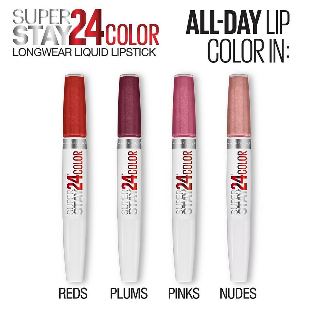 Maybelline SuperStay 24 2-Step Liquid Lipstick, Sultry Amber 