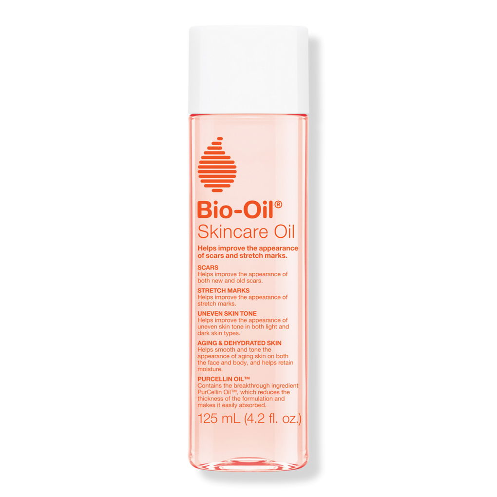  Bio-Oil Skincare Body Oil, Serum for Scars and Stretchmarks,  Face Moisturizer Dry Skin, Non-Greasy, Dermatologist Recommended,  Non-Comedogenic, For All Skin Types, with Vitamin A, E, 4.2 oz : Body Oils 