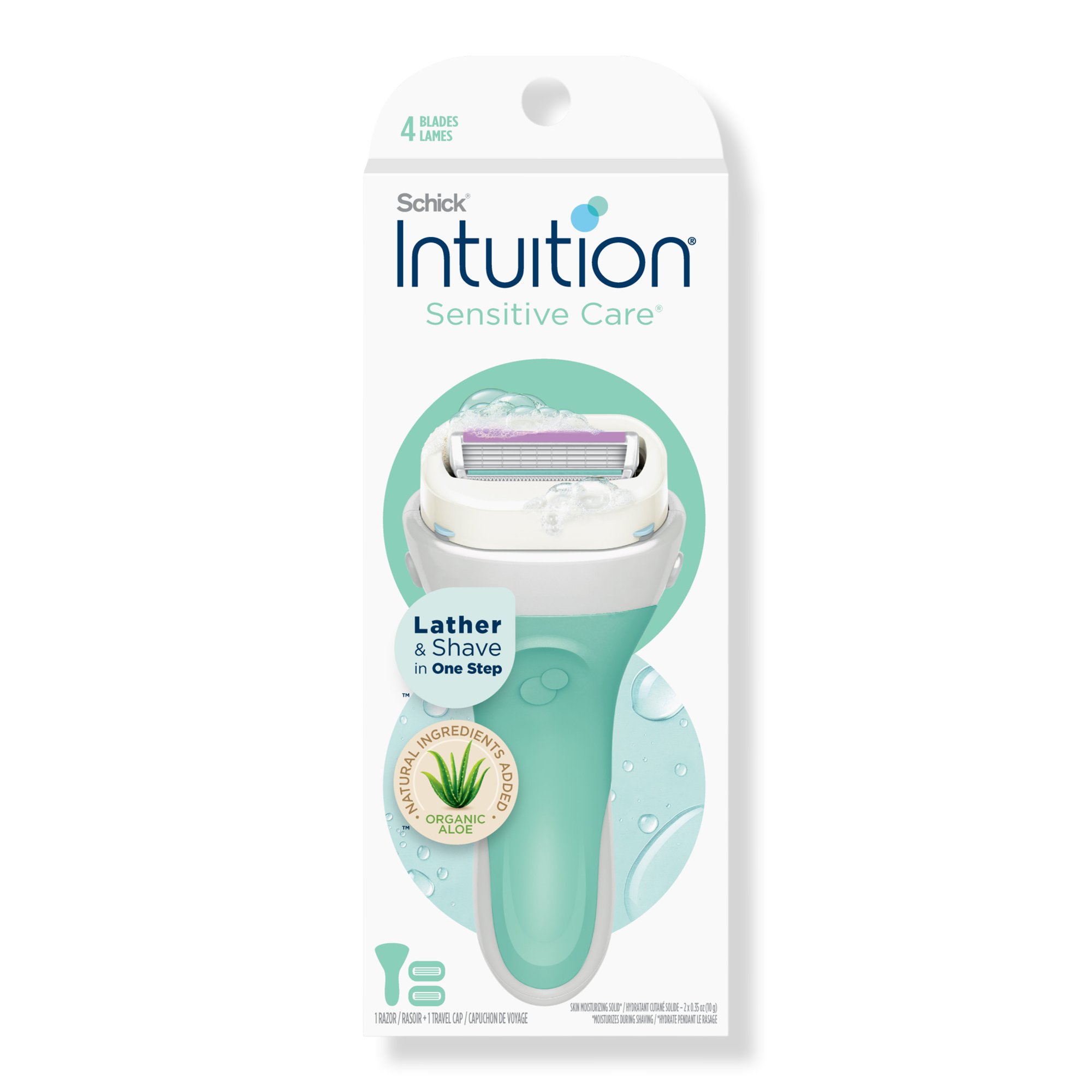 Schick Intuition Sensitive Care Razor and Refills #1