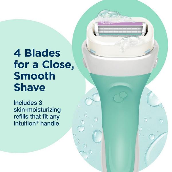 Schick Intuition Sensitive Care Razor and Refills #3