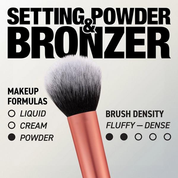 Real Techniques Ultra Plush Powder Face & Cheek Makeup Brush #2