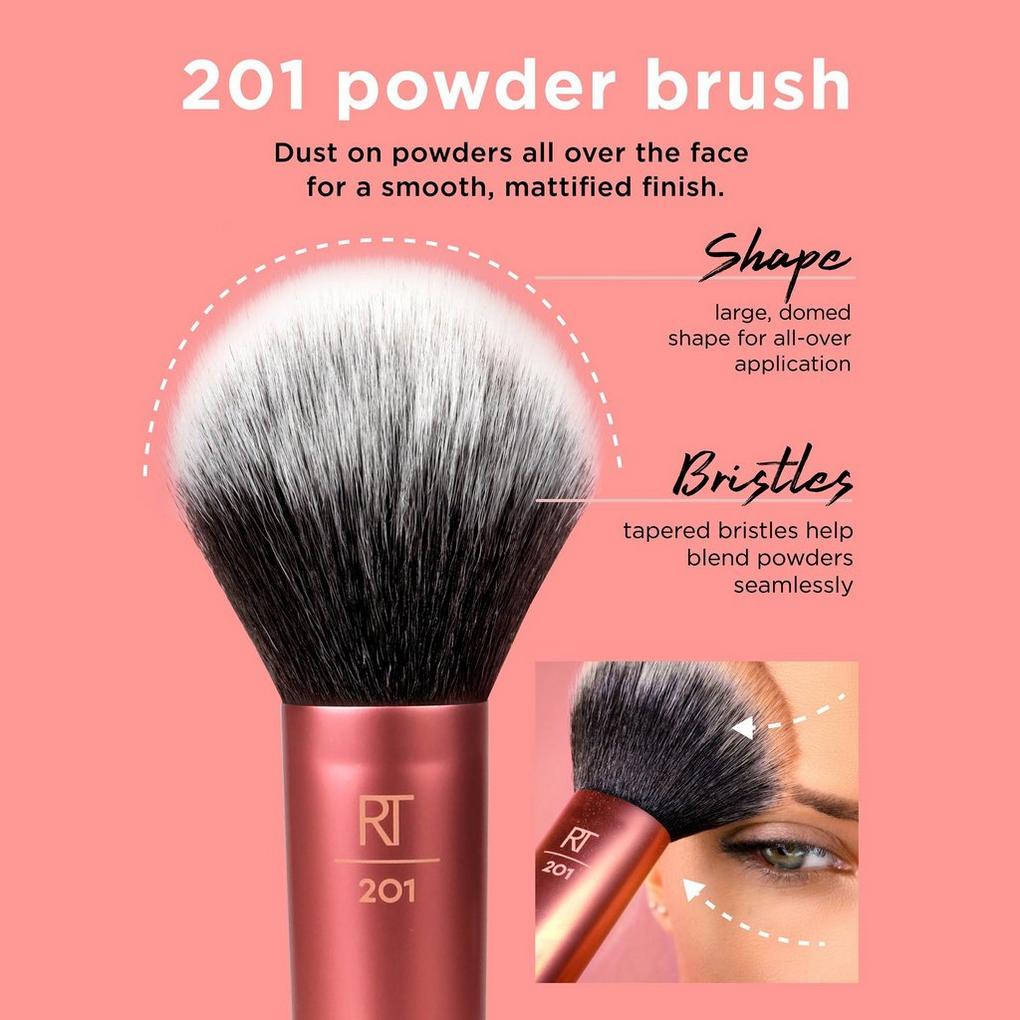 201 Flat Oval Blending Brush, Vegan-Friendly