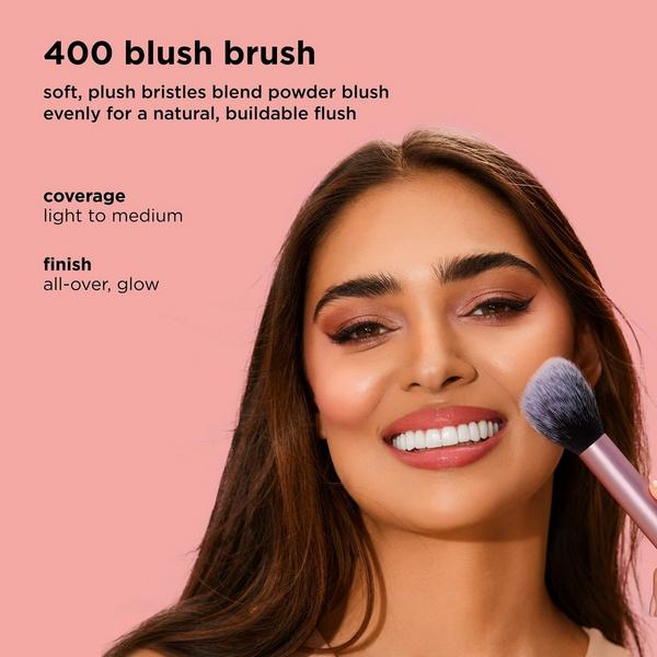 Real Techniques Ultra Plush Blush Cheek Makeup Brush #4