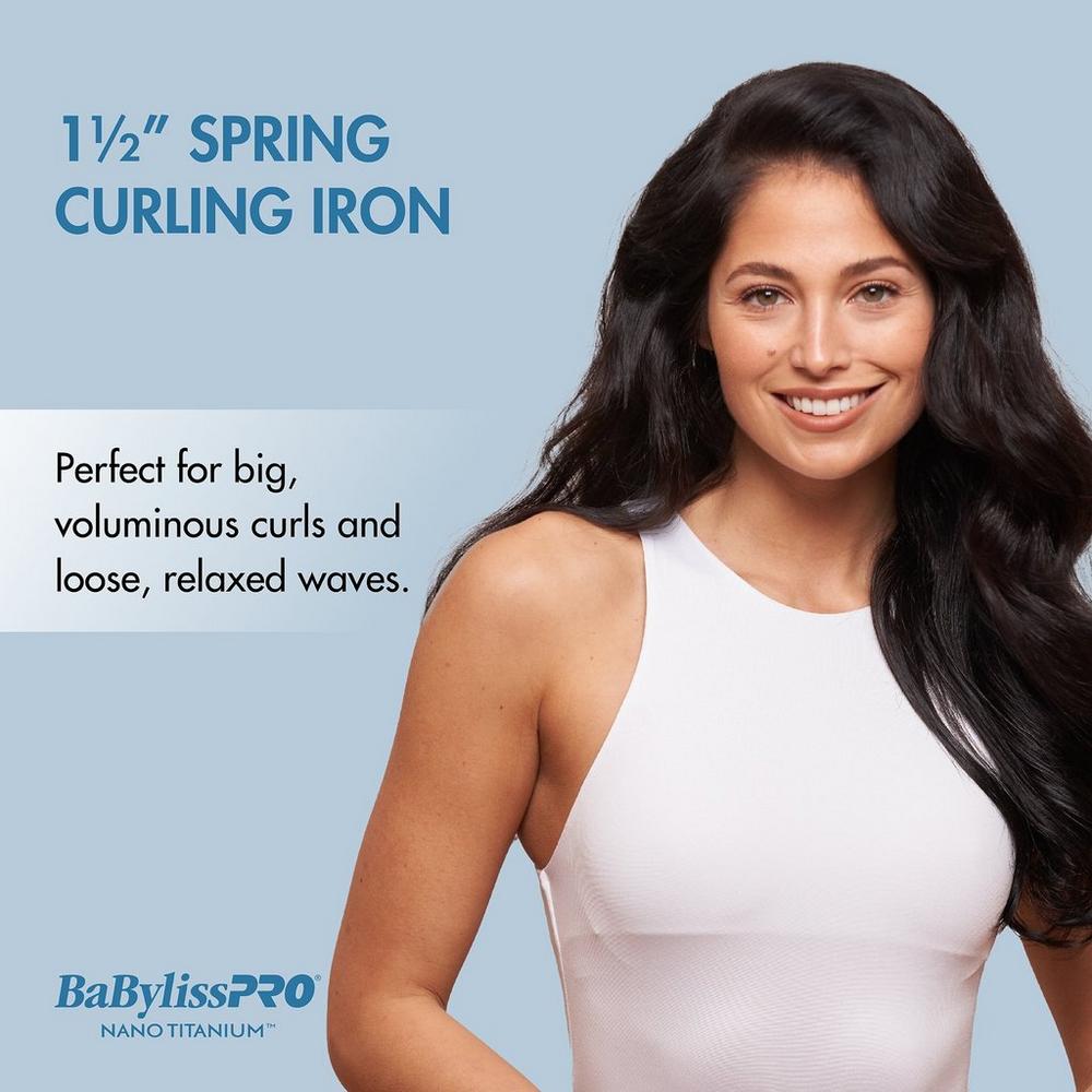 Nano Titanium Spring Curling Iron