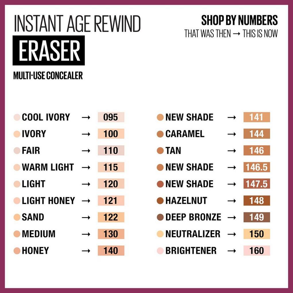 Instant Age Rewind Eraser Dark Circle Treatment Concealer - Maybelline |  Ulta Beauty