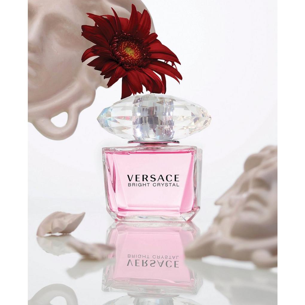 Versace Bright Crystal Eau De Toilette Spray, Perfume for Women, 3 oz 