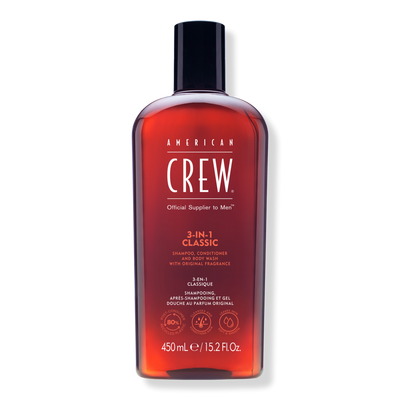 American Crew 3-In-1 Shampoo, Conditioner and Body Wash