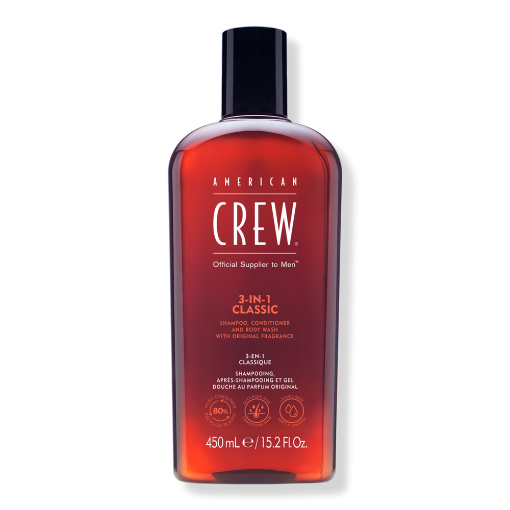 American Crew 3-in-1 Shampoo, Conditioner And Body Wash - 15.2 oz