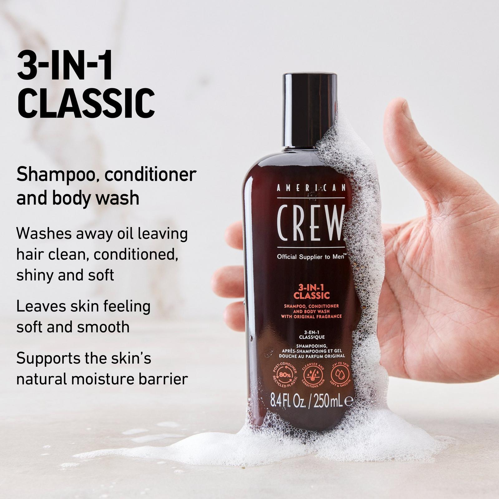 3-In-1 Shampoo, Conditioner and Body Wash