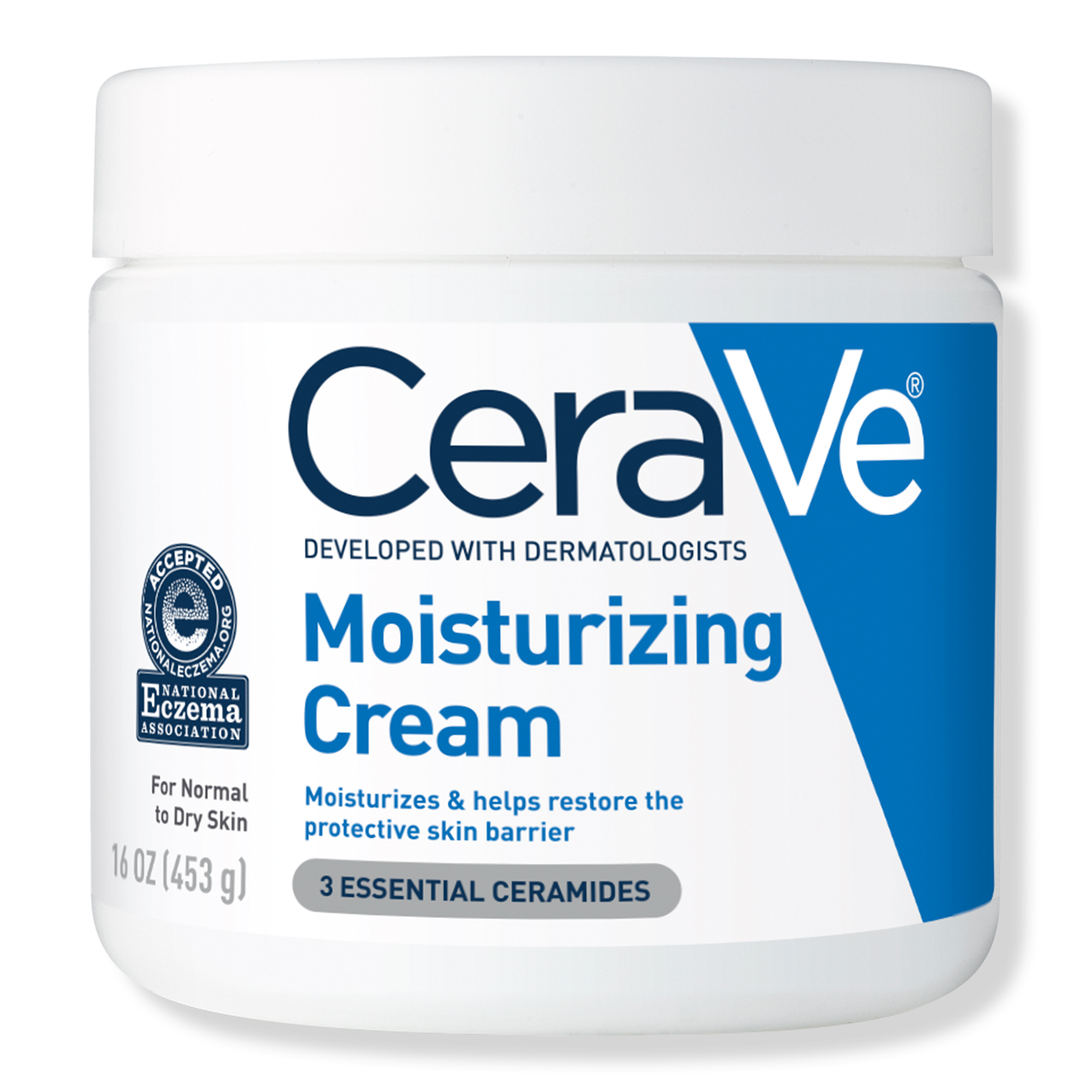 CeraVe Moisturizing Cream, Body & Face Moisturizer for Balanced to Dry Skin #1