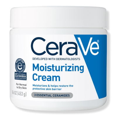 CeraVe Moisturizing Cream, Body & Face Moisturizer for Balanced to Dry Skin