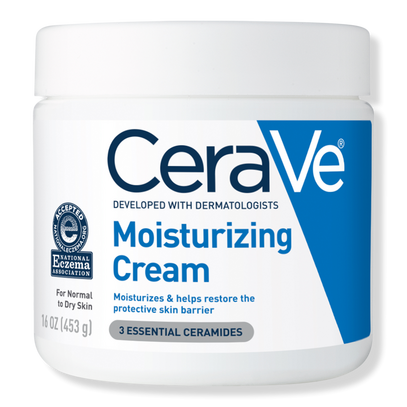 A cerave Moisturizing Cream for Normal to Dry Skin with Ceramides