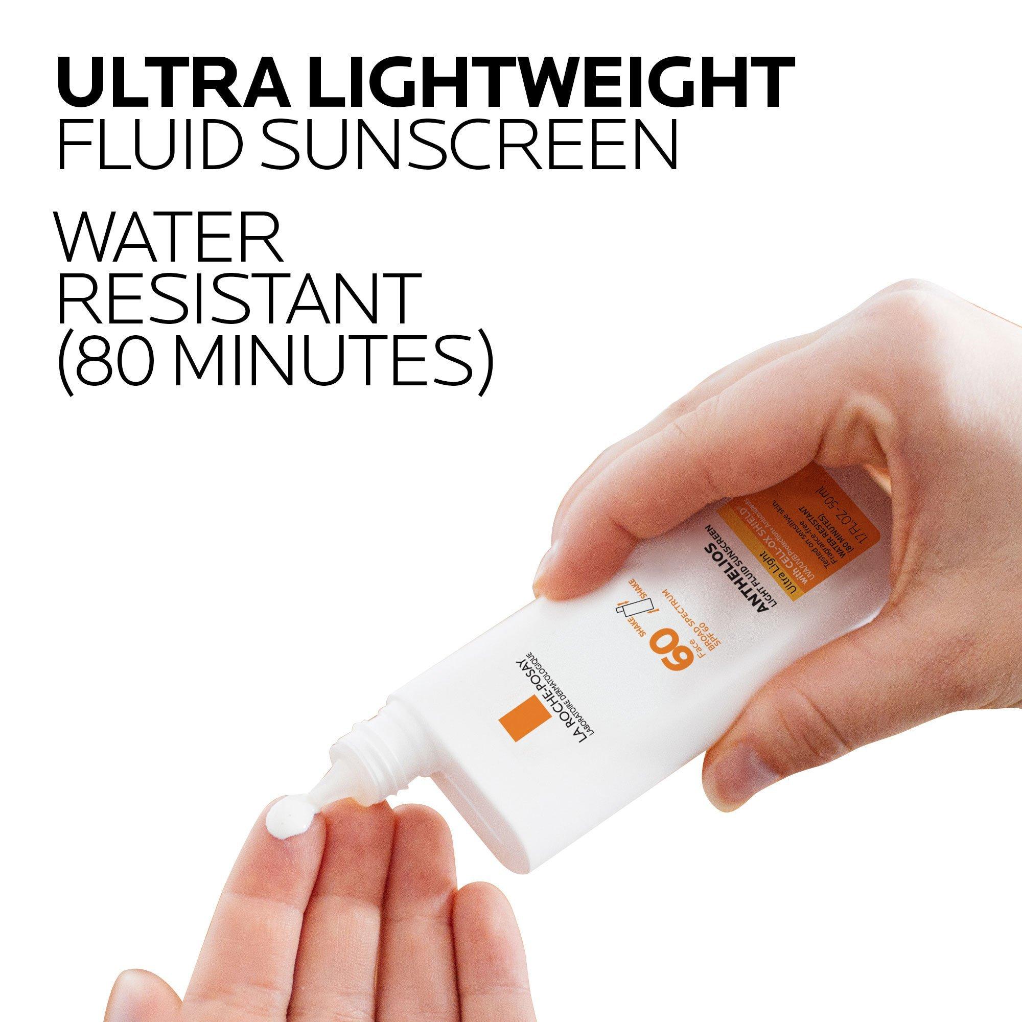 Сверхлёгкий солнцезащитный флюид для лица La Roche-Posay Anthelios SPF 60 — фото 3