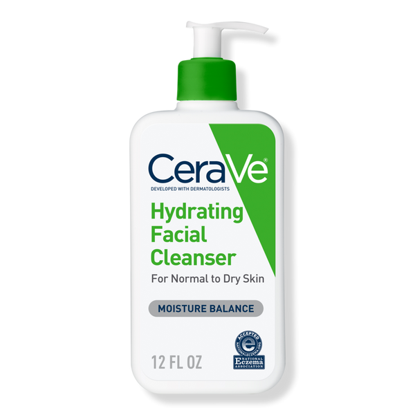 CeraVe Hydrating Facial Cleanser, Gentle Face Wash for Balanced to Dry Skin #1