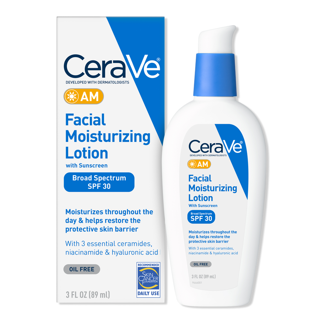 CeraVe AM Lotion Face Moisturizer with SPF 30 for Balanced to Oily Skin #1